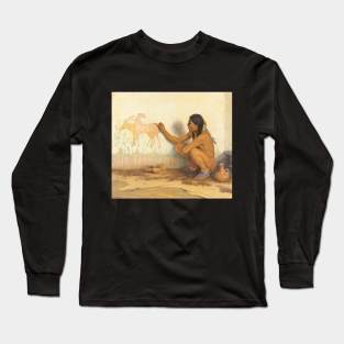 Indian Artist by Eanger Couse Long Sleeve T-Shirt